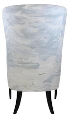 Modern Custom Wingback Chair with Nail Head Accents