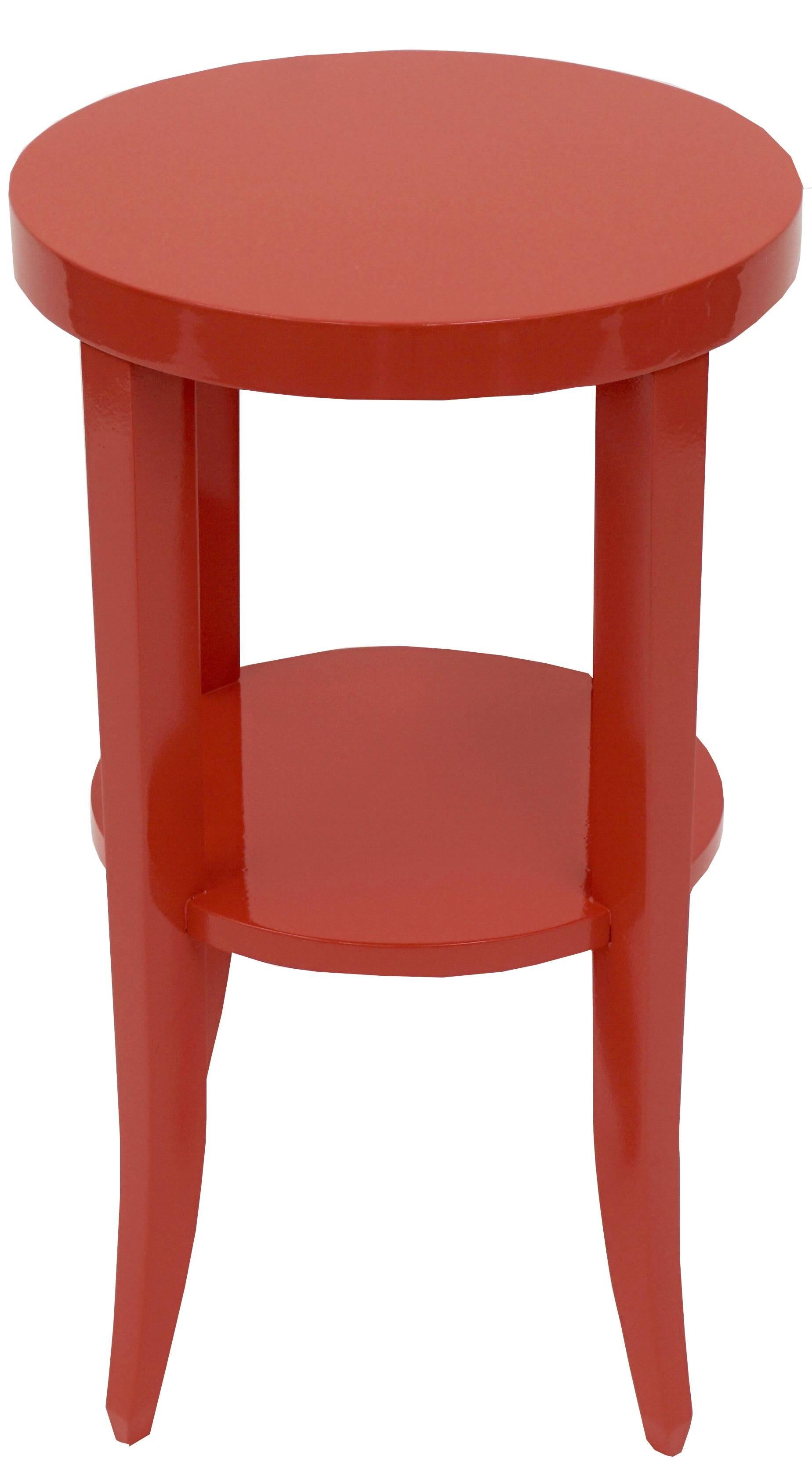 Place this newly lacquered table anywhere to add a pop to your room.