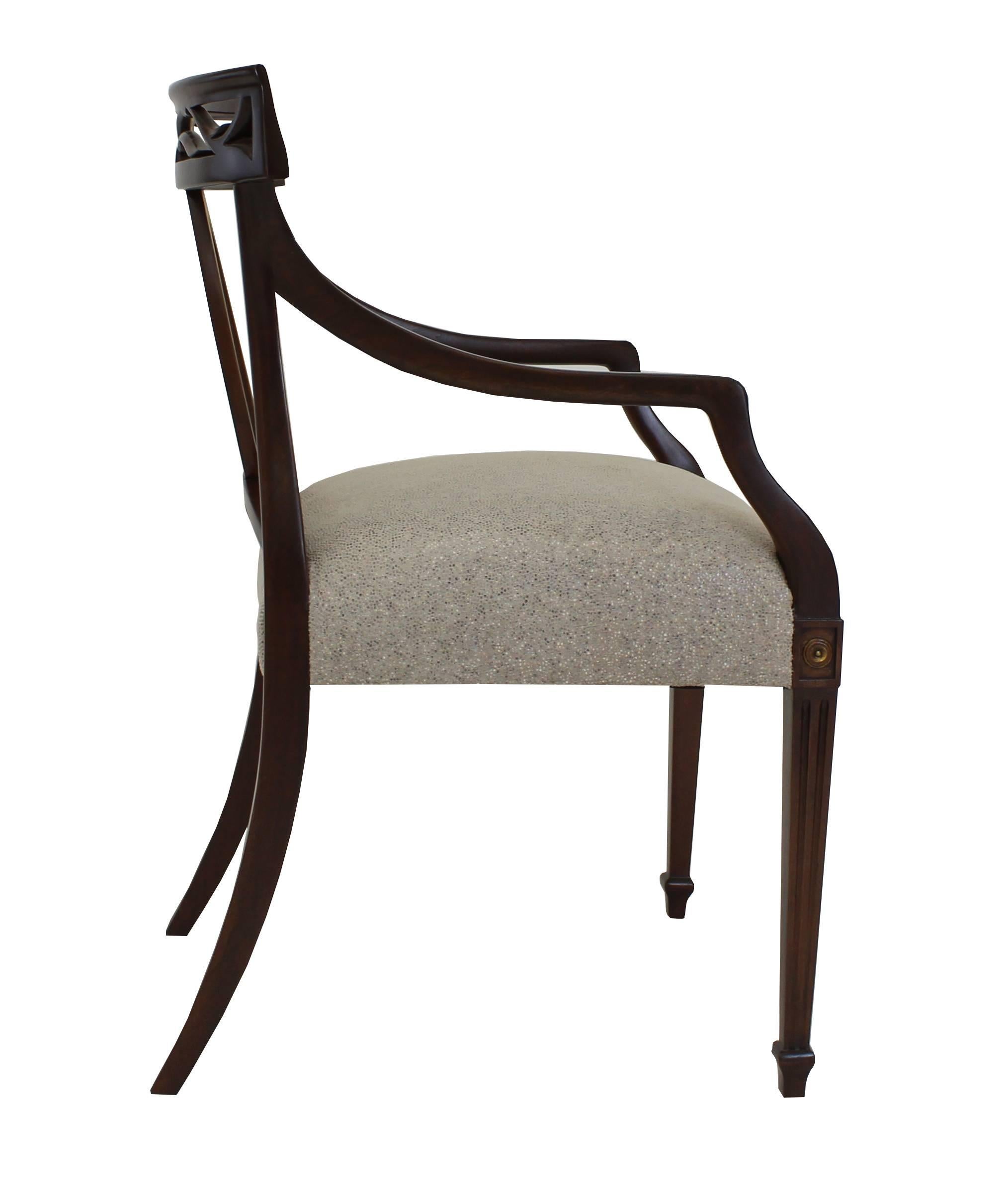 snakeskin chair