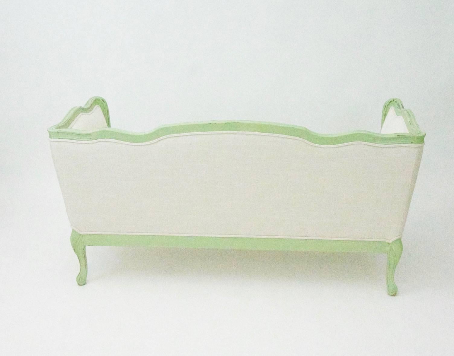 French Provincial Country French Style Settee