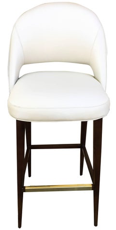 Bar or Counter Stool with Bucket Seat  Made to Order