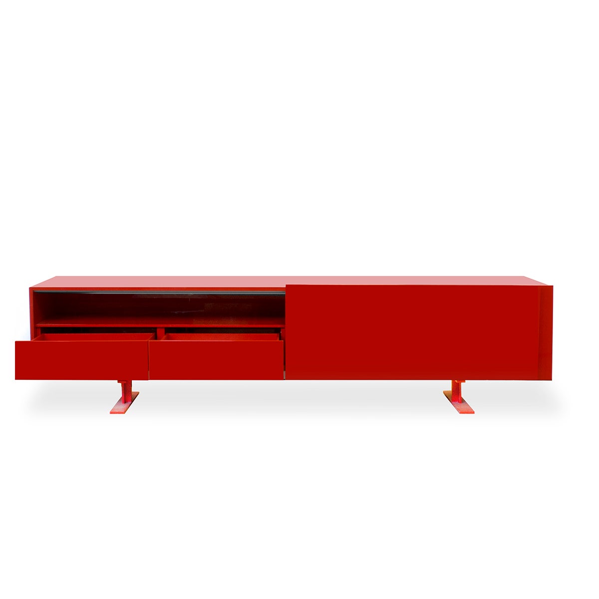 Cappellini Luxor Cabinet by Giulio Cappellini, Red, Italy For Sale at  1stDibs