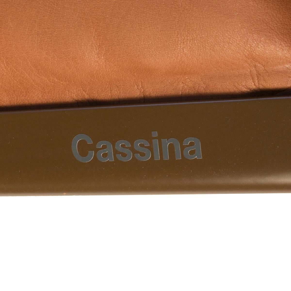Leather Limited Edition Cassina Maison La Roche LC2 Chair by Le Corbusier, Italy Modern