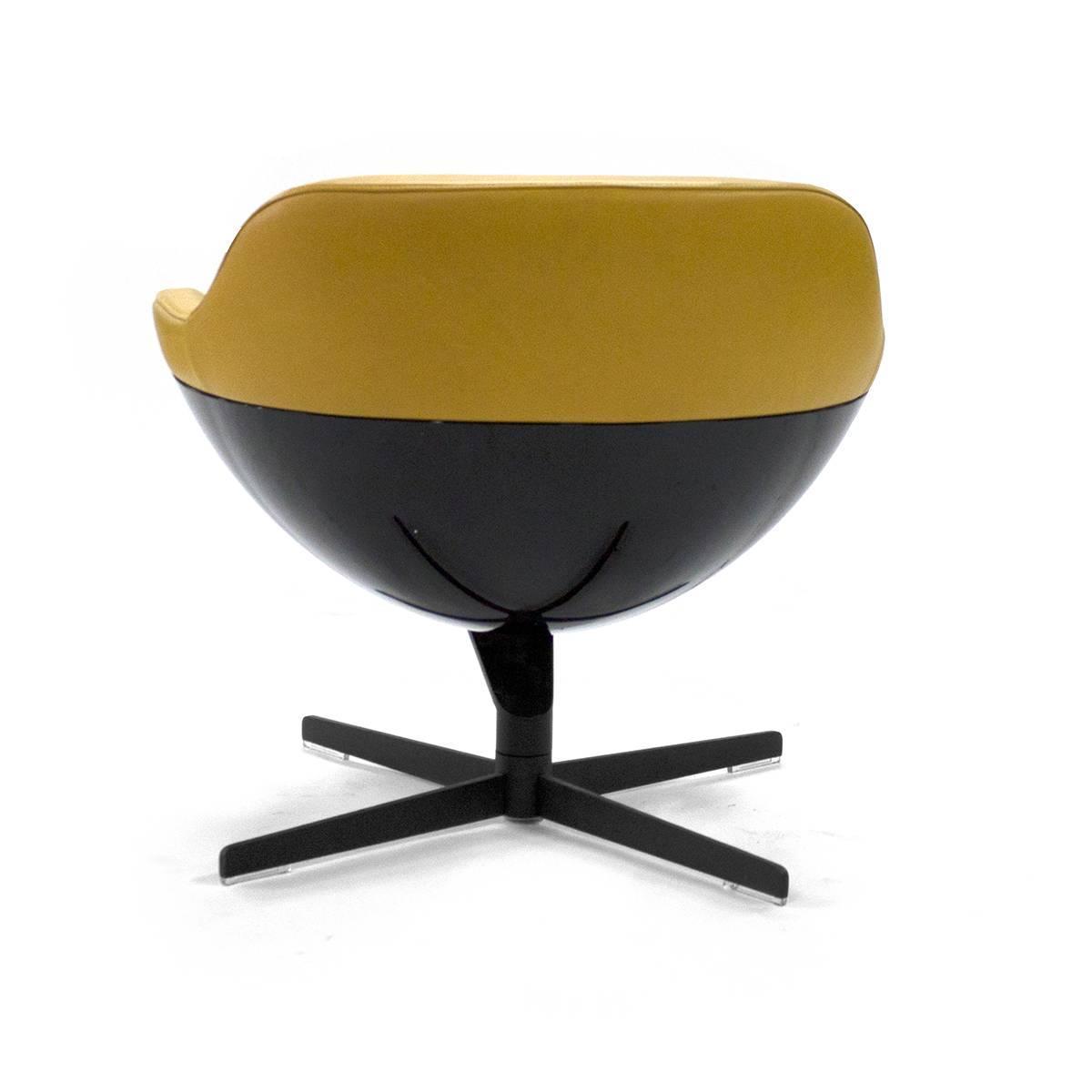 Cassina Auckland Swivel Lounge Armchair by JeanMarie Massaud For Sale