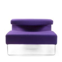 Purple Moroso Chaise Longue Lowseat Chair by Patricia Urquiola, Italy