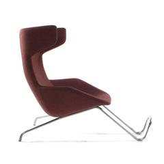 Moroso Take a Line for a Walk Chair with Footrest by Alfredo Haberli, Italy