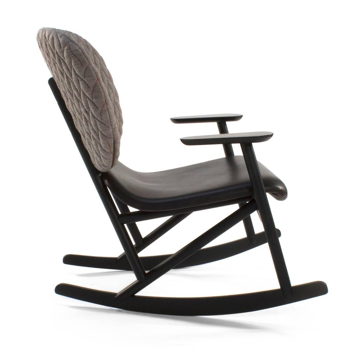 Italian Moroso Klara Rocking Armchair by Patricia Urquiola, Italy For Sale