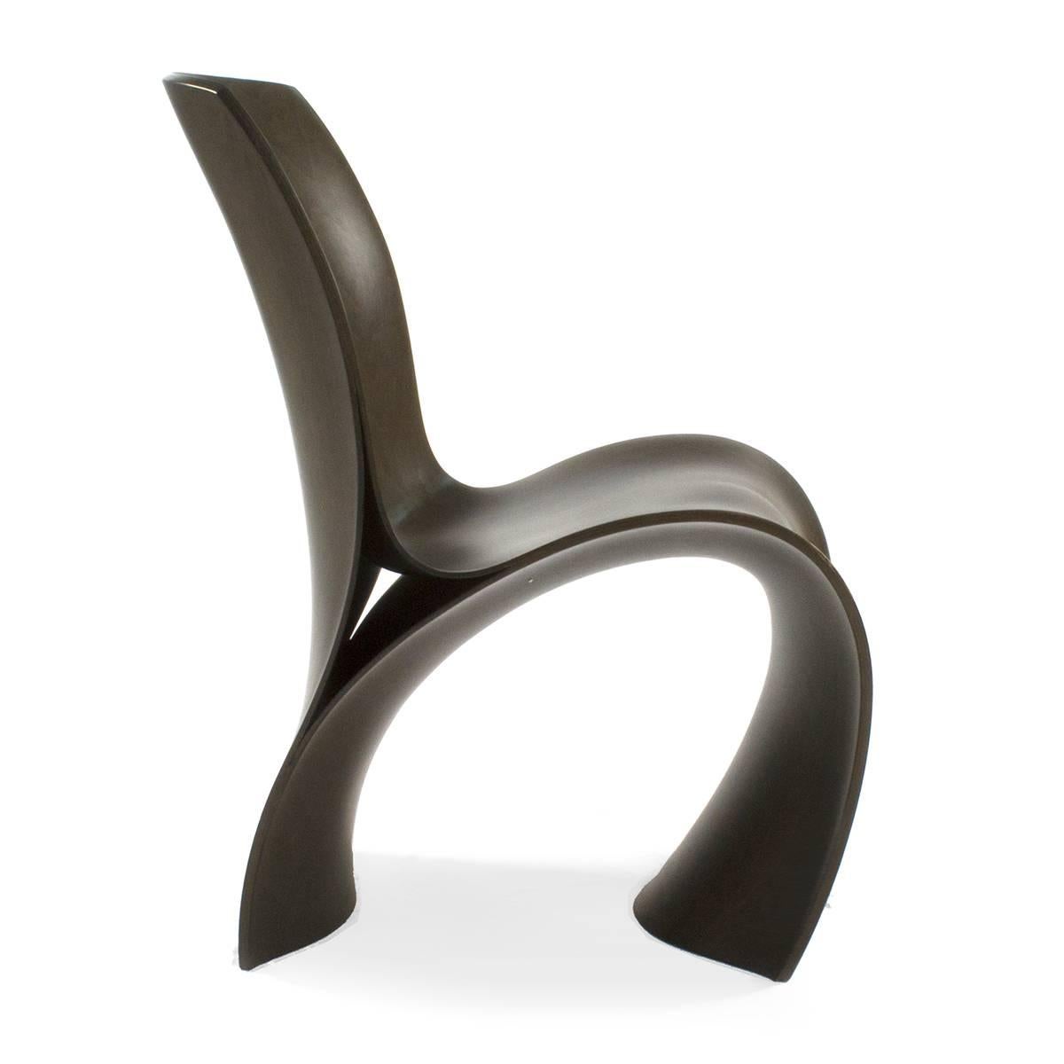 Italian Moroso Three Skin Side Dining Chair by Ron Arad, Italy For Sale