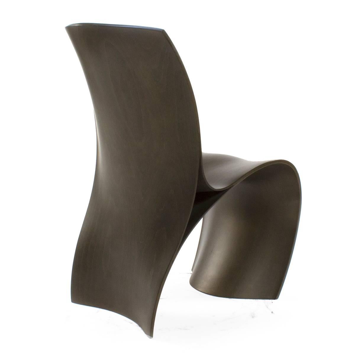 Moroso Three Skin Side Dining Chair by Ron Arad, Italy In Good Condition For Sale In Brooklyn, NY