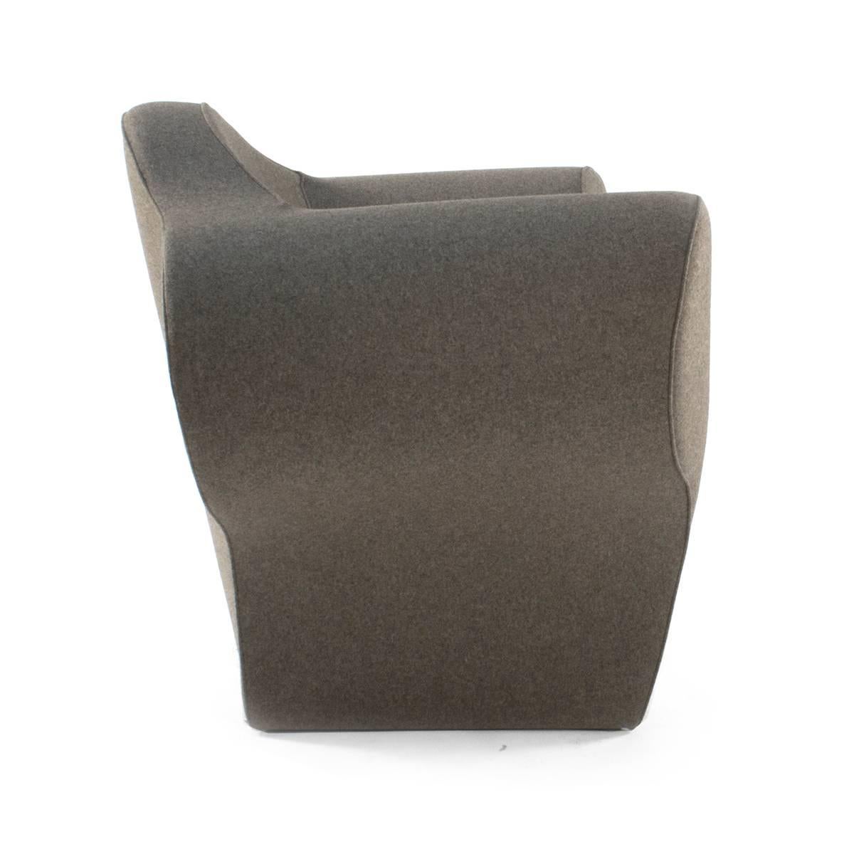 Moroso Soft Big Easy Lounge Armchair by Ron Arad, Italy In Good Condition For Sale In Brooklyn, NY