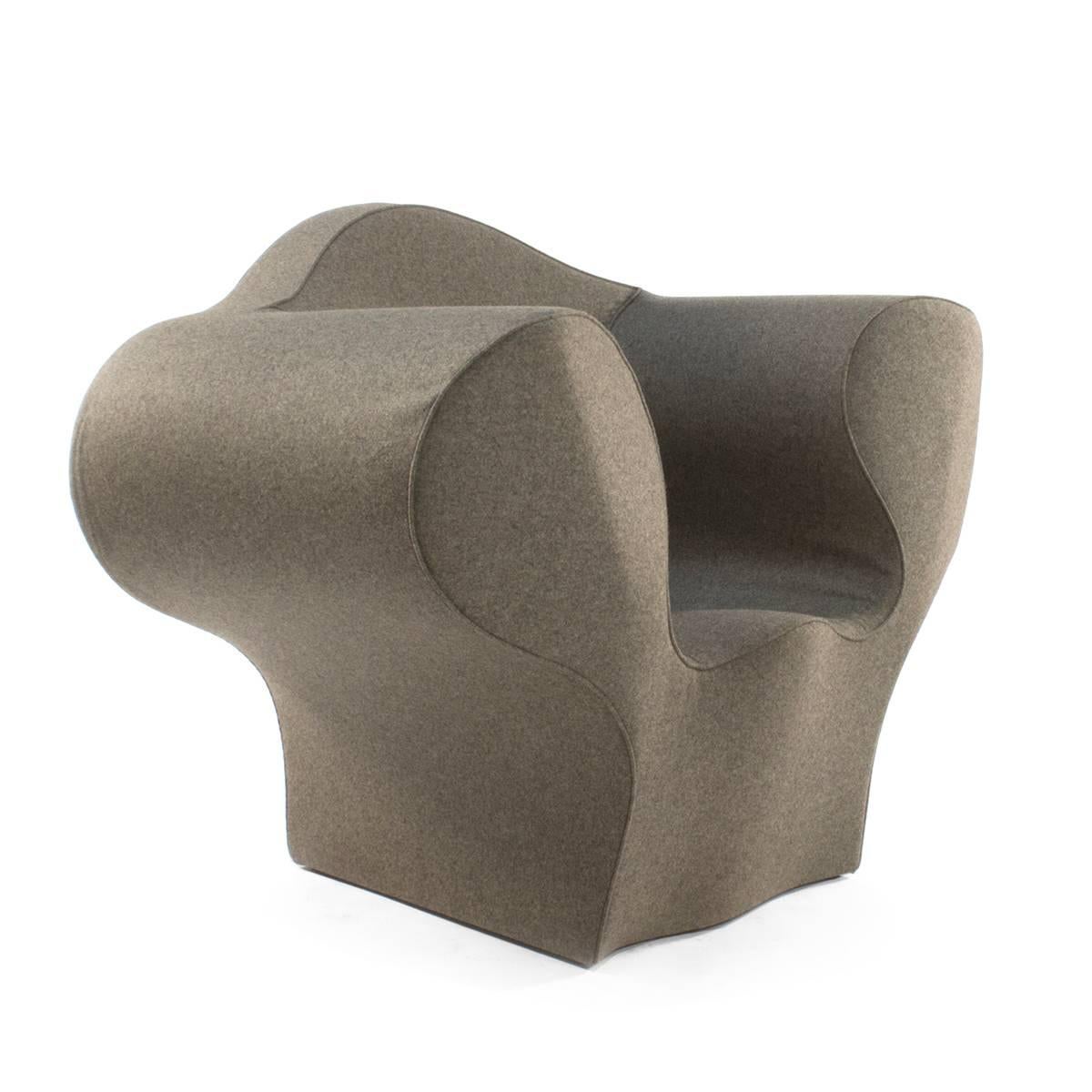 Soft big easy lounge armchair by Ron Arad for Moroso, Italy.