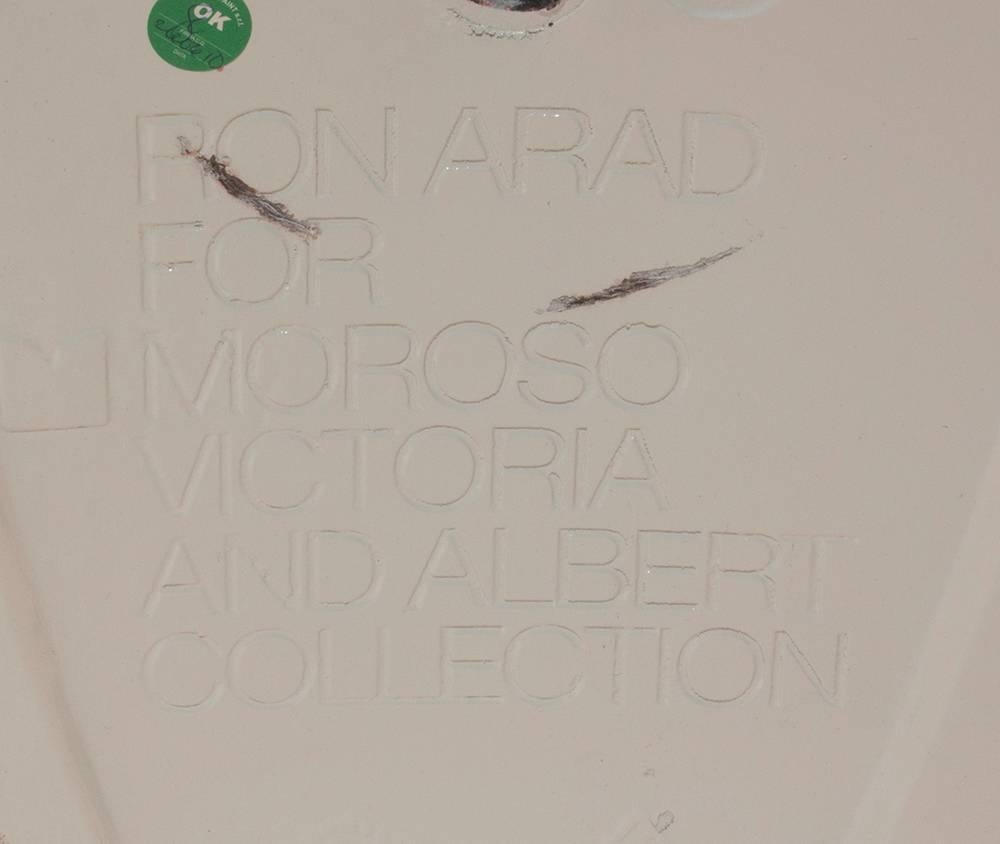 Foam Moroso Silver Lacquer Victoria & Albert Armchair by Ron Arad, Italy For Sale