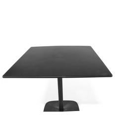 Black Moroso Supernatural Square Outdoor Cafe Side Table by Ross Lovegrove Italy