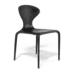 Black Moroso Supernatural Outdoor Dining Side Chair by Ross Lovegrove, Italy