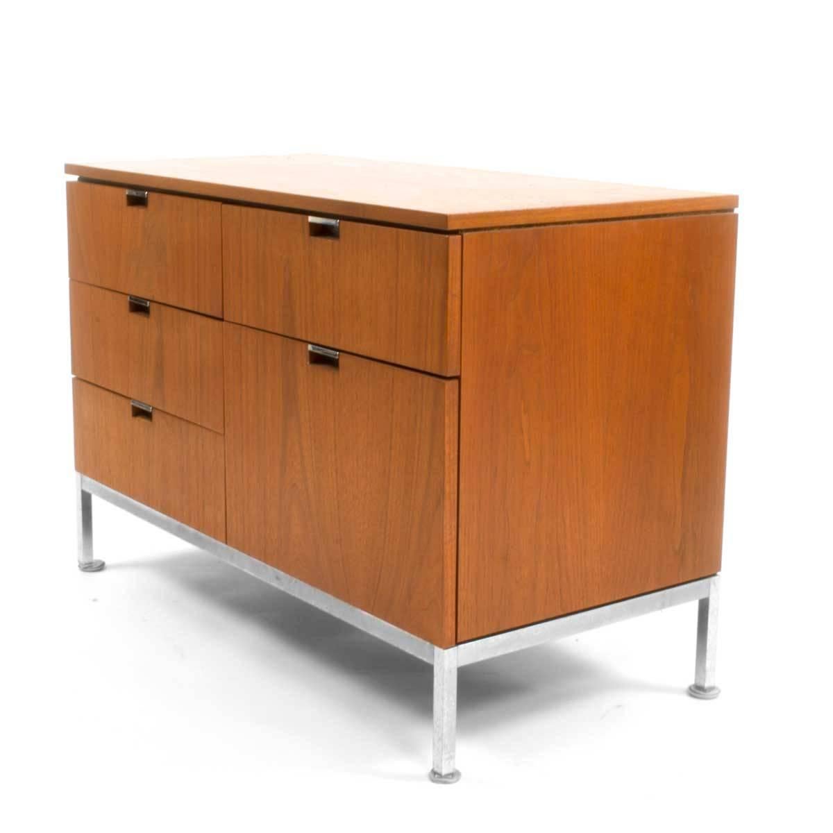 Like so many of her ground breaking designs that became the gold standard for the industry, the 1961 executive collection, including the series of credenzas, made their way into the pantheon of modern classics. Florence Knoll's designs are reserved