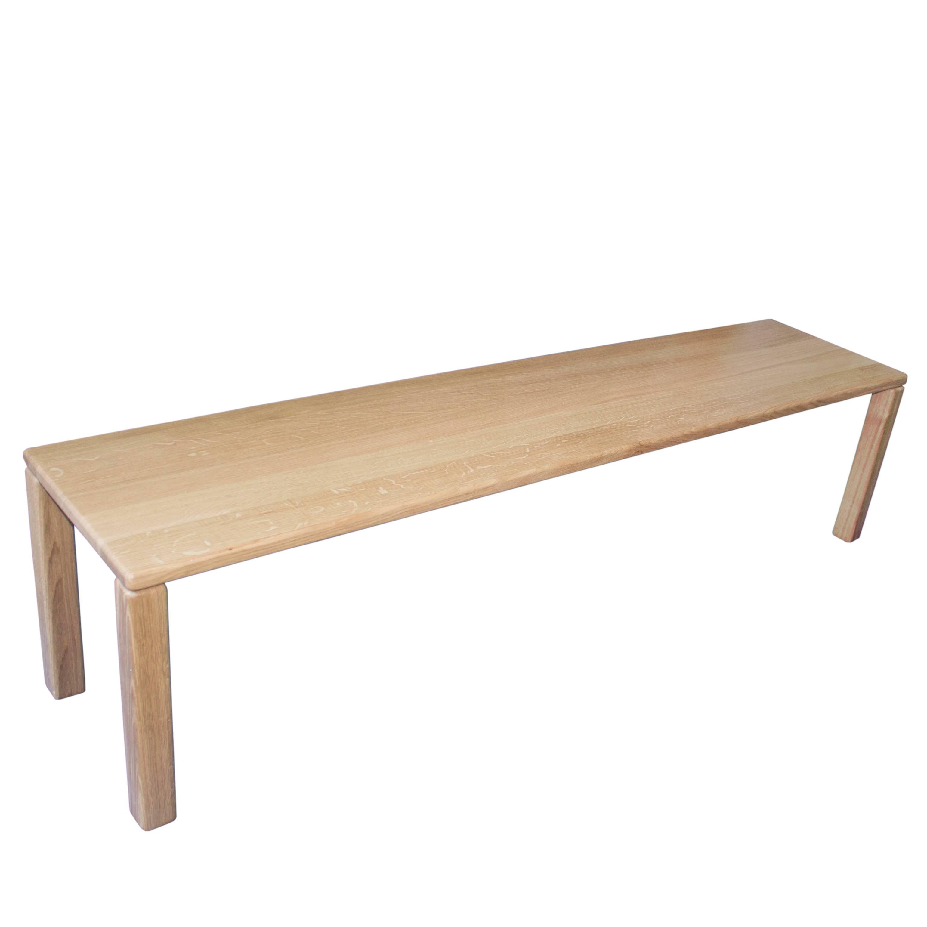 A modern Classic, the objection element bench is a straight-lined bench at its most elemental.