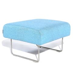 Blue Elan Pouf by Jasper Morrison for Cappellini, Italy