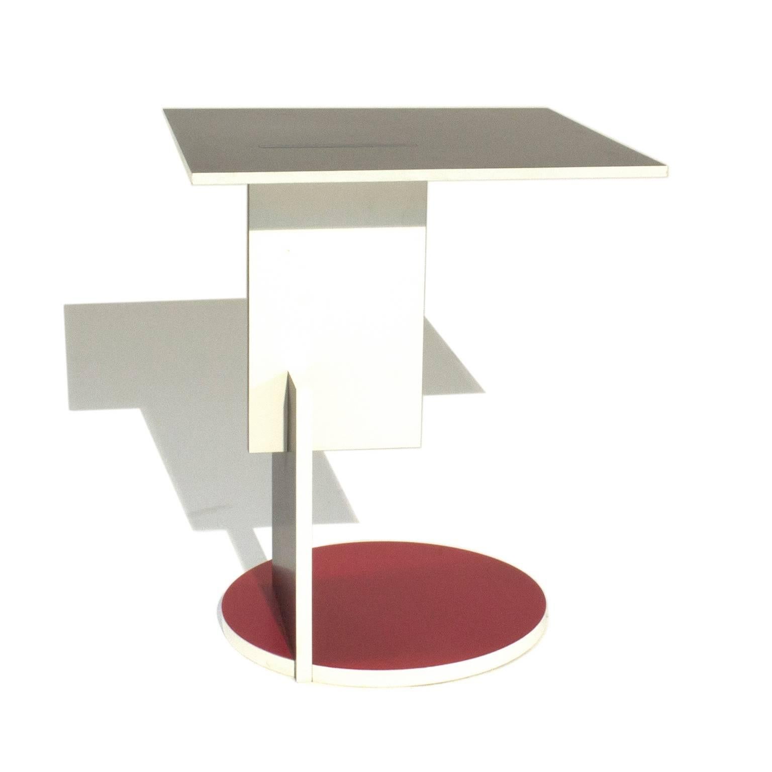 Italian Schroeder One Low Table by Gerrit Rietveld for Cassina, Italy For Sale