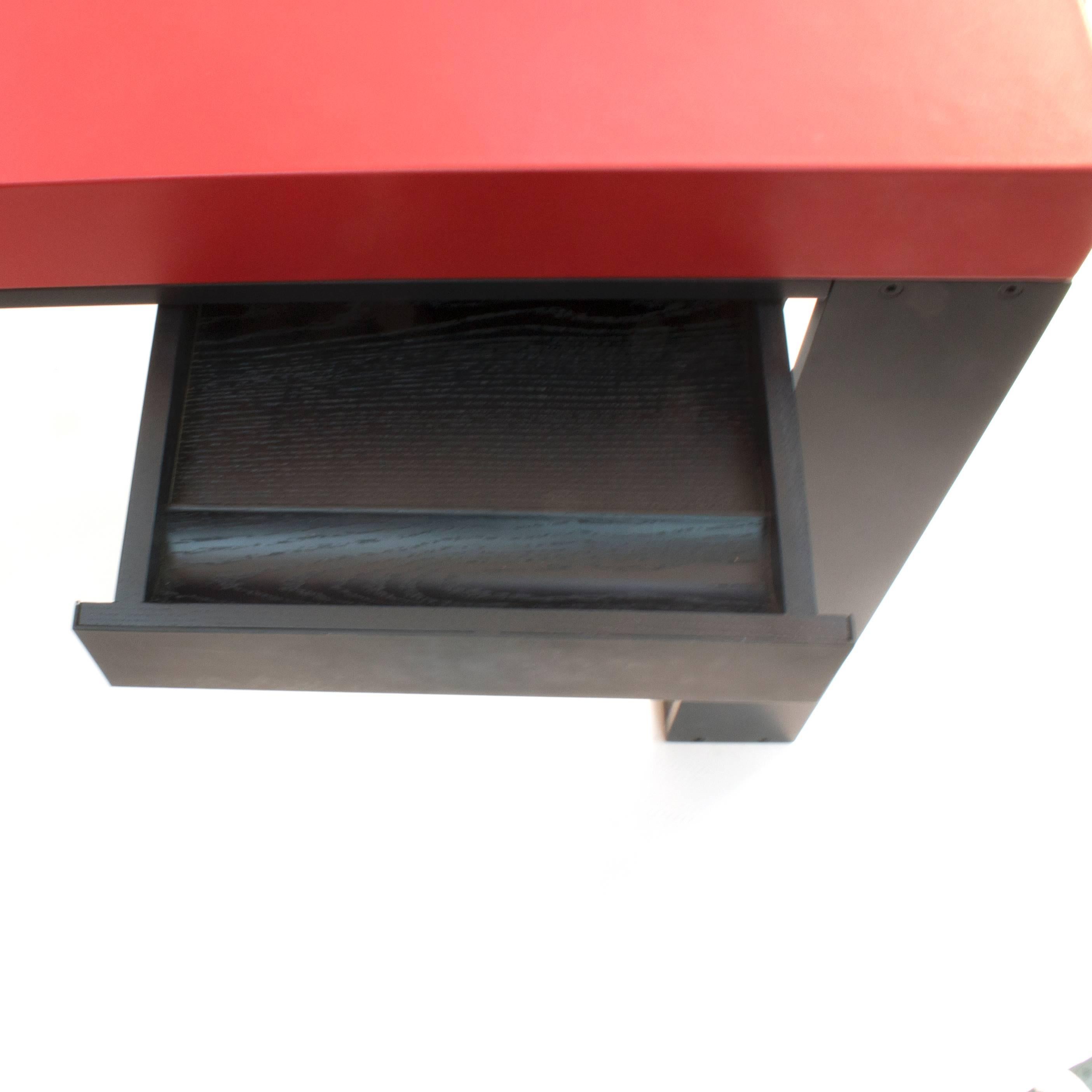Contemporary Leather Top Connectable Desk by Christian Liaigre, France