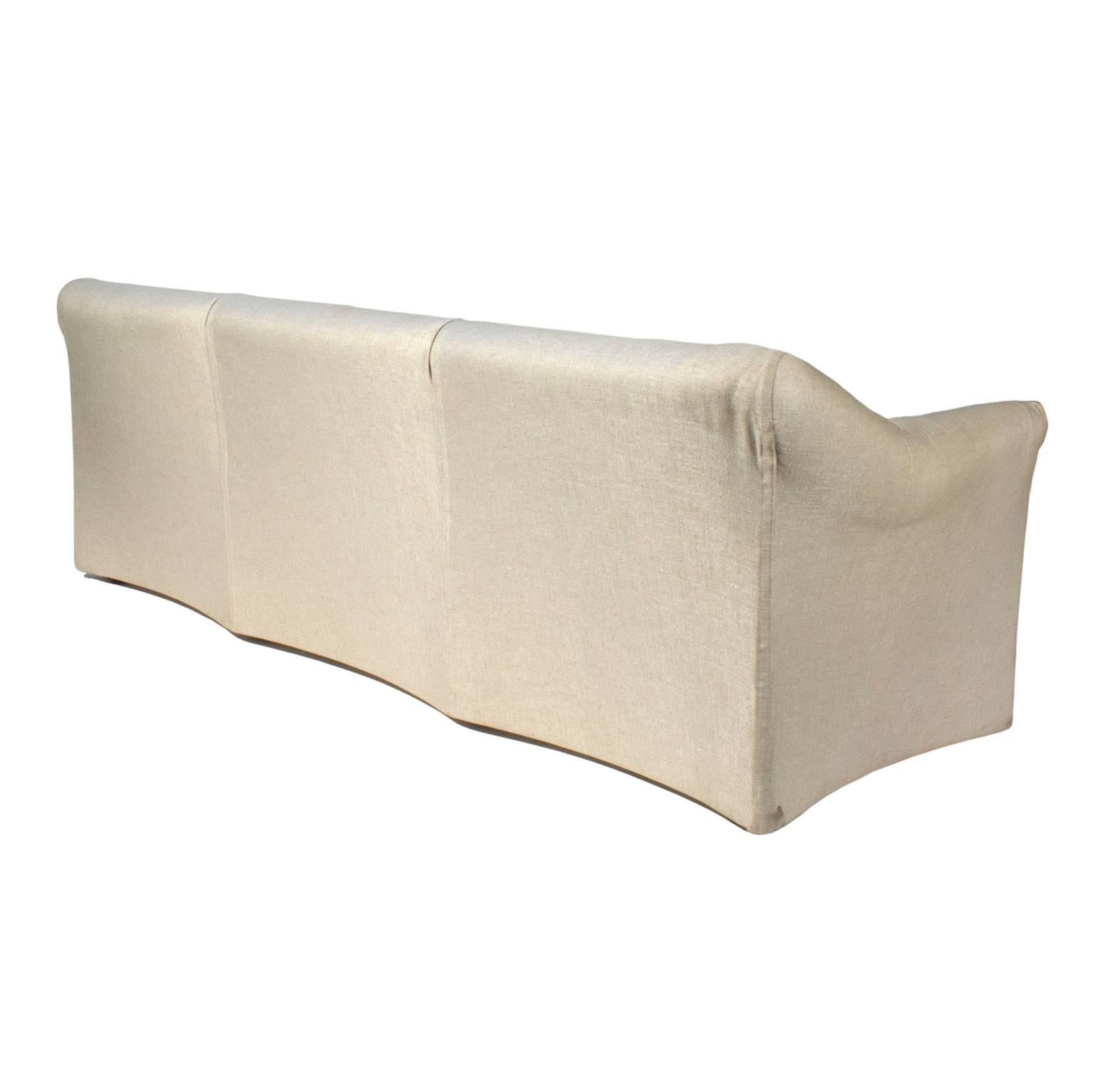 Italian Tentazione 685 Three-Seat Sofa by Mario Bellini for Cassina, Italy For Sale