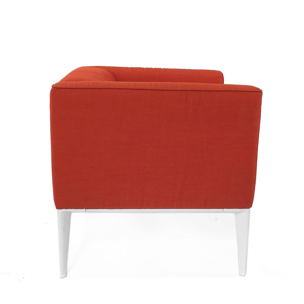 Italian Red Sean Armchair by Jean-Marie Massaud for Arper, Italy Modern For Sale