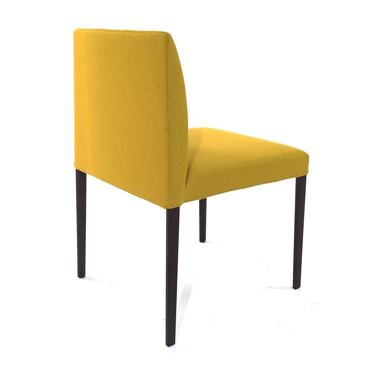 Italian Yellow Saari Side Chair, Lievore Altherr Molina for Arper, Modern Dining, Italy  For Sale