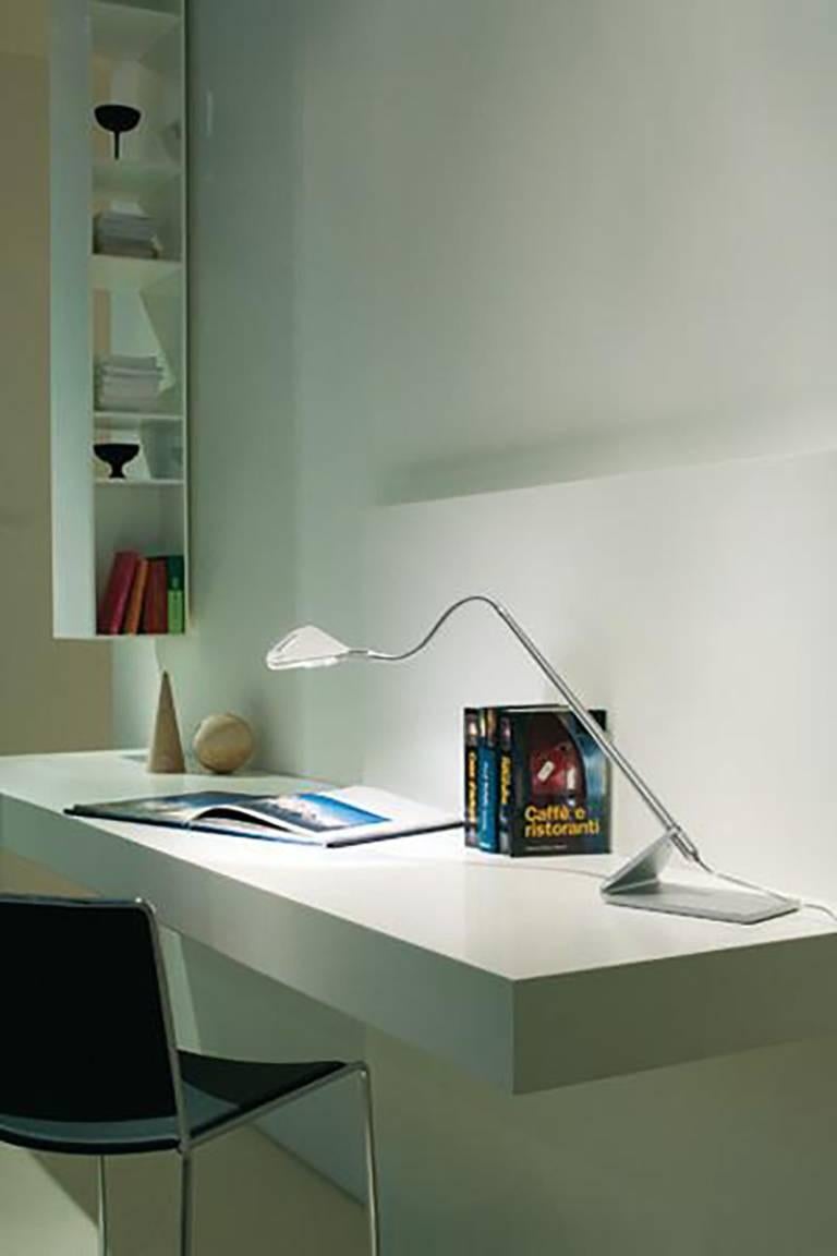 Italian Metal Mix Table Lamp by Paolo Rizzatto & Alfredo Meda for Luceplan, Italy Modern For Sale