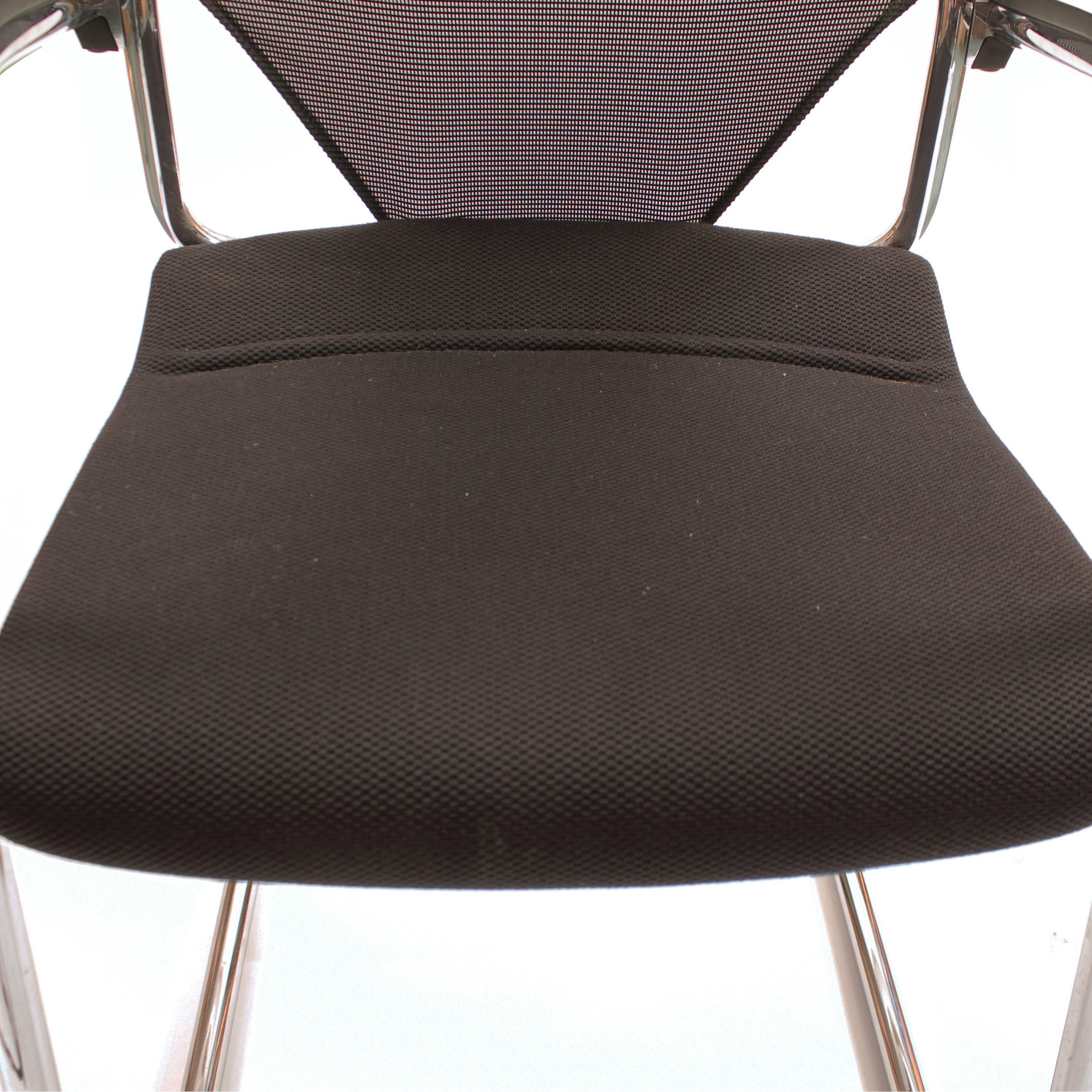 German Black Wilkhahn Modus Executive Cantilever Office Armchair For Sale