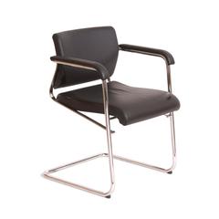 Black Leather Sito 241/51 Cantilever Armchair by Wiege for Wilkhahn, Germany