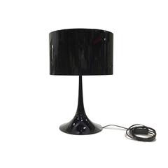Black Spun Table Lamp by Sebastian Wrong for Flos, Italy