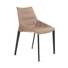 Wood and Leather Outline Dining Chair by Arik Levy for Molteni, Italy