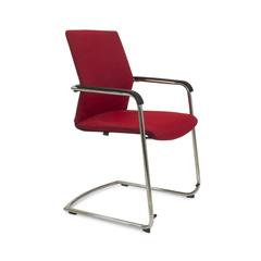 Red Fabric ON 178/7 Cantilever Armchair by Wiege for Wilkhahn, Germany