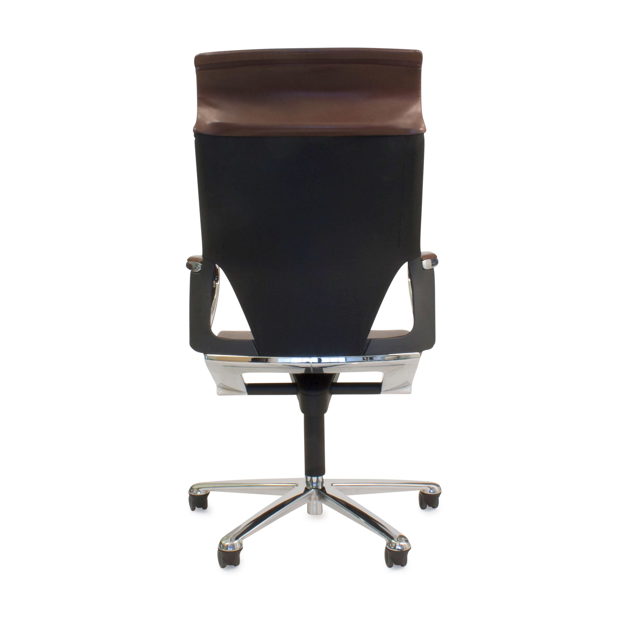 Brown Leather Modus 284/7 Executive Office Task Chair for Wilkhahn, Germany  For Sale at 1stDibs