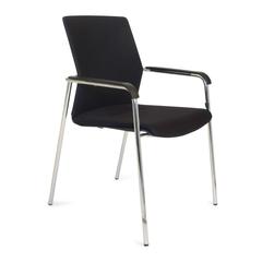 Chrome and Mesh Fabric on 176/7 Chair by Wiege for Wilkhahn, Germany