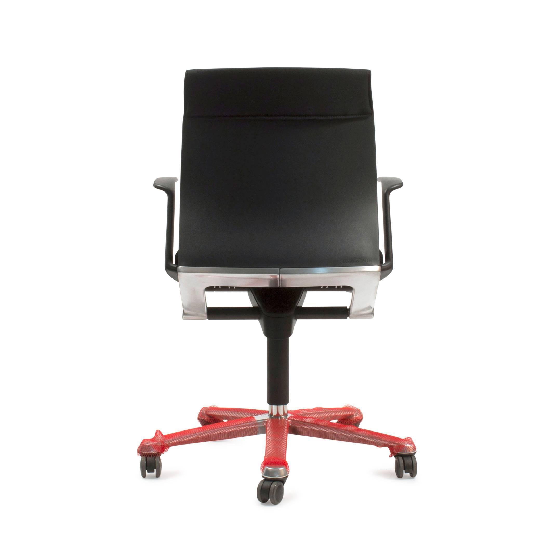 Contemporary Black Modus 263/7 Adjustable Swivel Office Task Chair for Wilkhahn, Germany For Sale