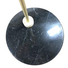 Black Marble and Gold Captain Flint Floor Lamp by Michael Anastassiades, Italy