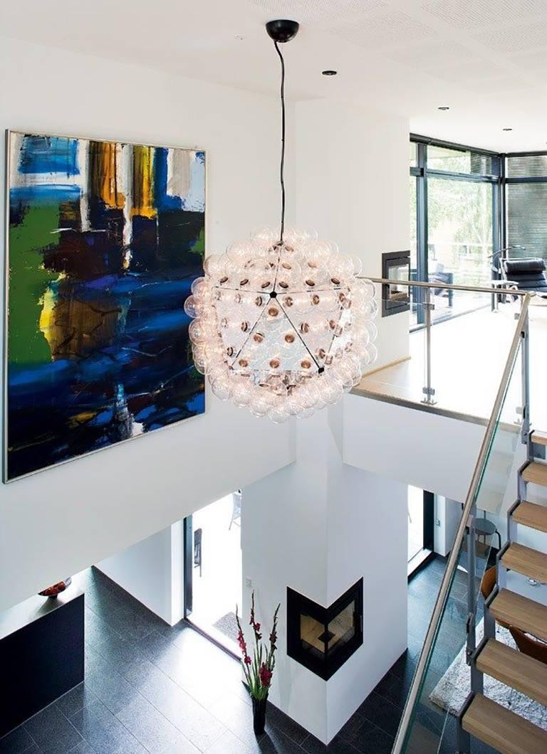 Modern Flos Taraxacum 88 Suspension Pendant Light by Achille & Pier Castiglioni In Fair Condition For Sale In Brooklyn, NY