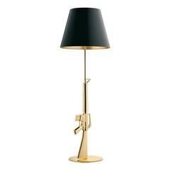 Modern Gold Gun Lounge Floor Lamp by Philippe Starck for Flos, Italy