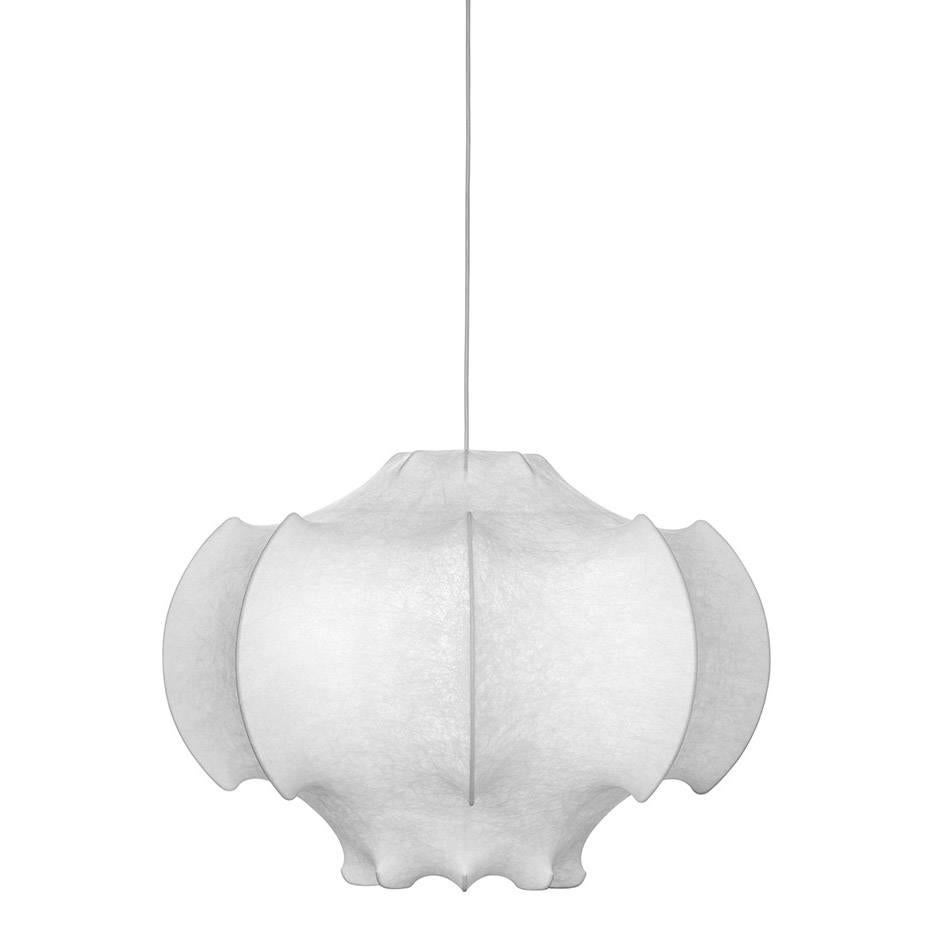 White Viscontea Suspension Pendant Light by Achille & Pier Castiglioni for Flos For Sale