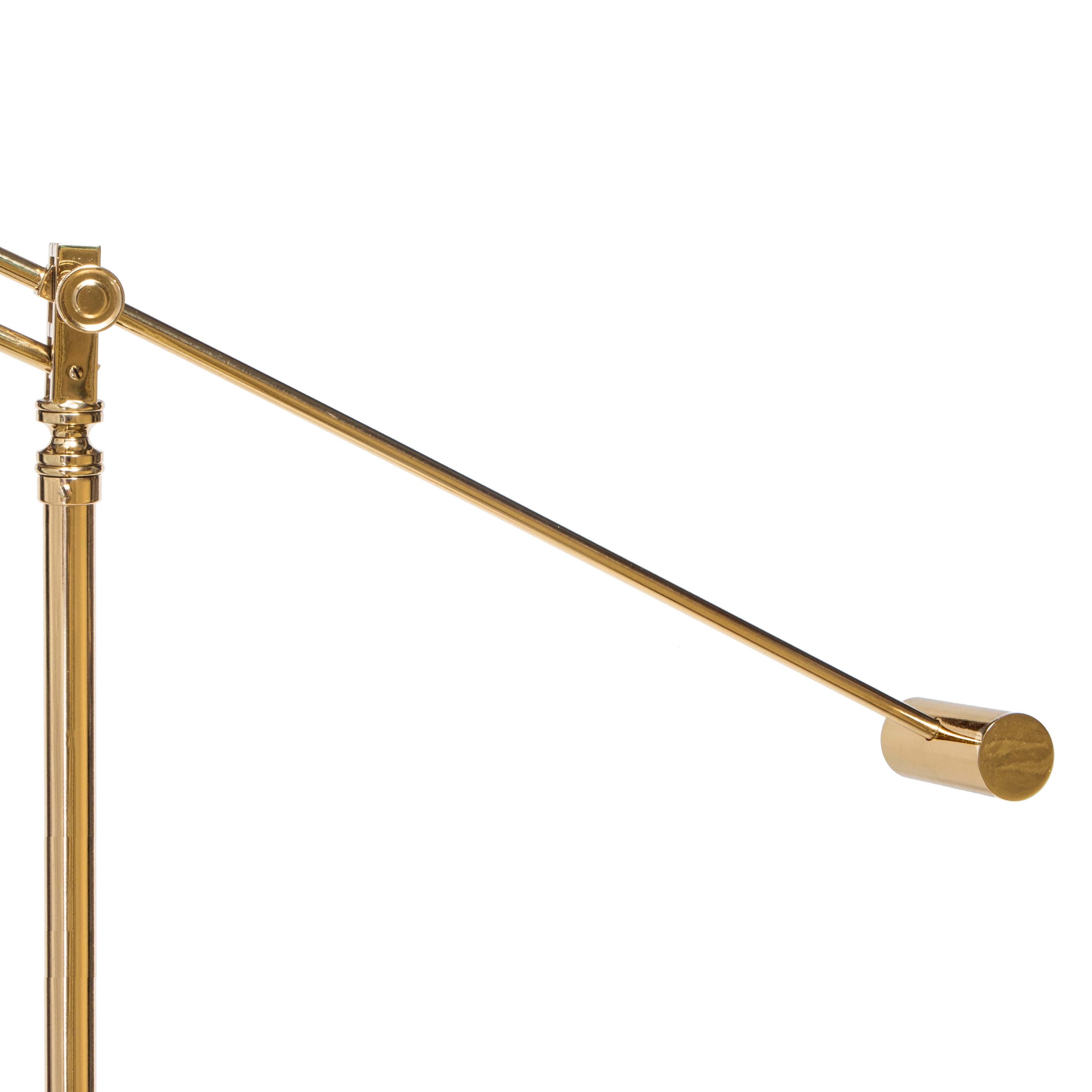 French Bronze Adjustable Architect Floor Lamp by William Lipton Lighting, France For Sale