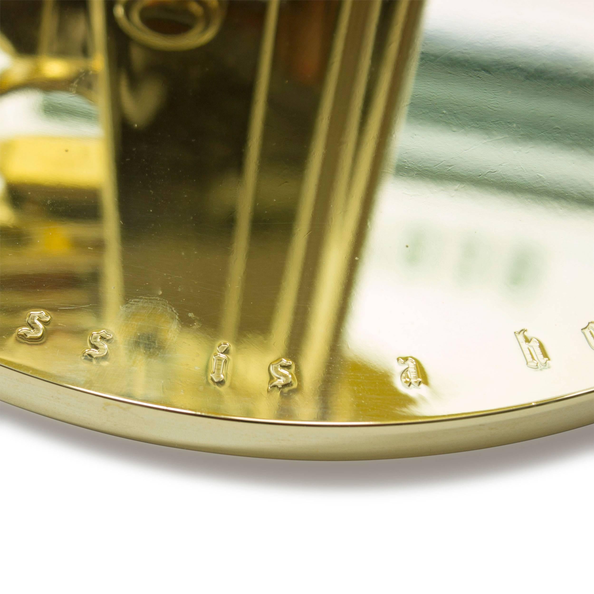 gold gun lamp