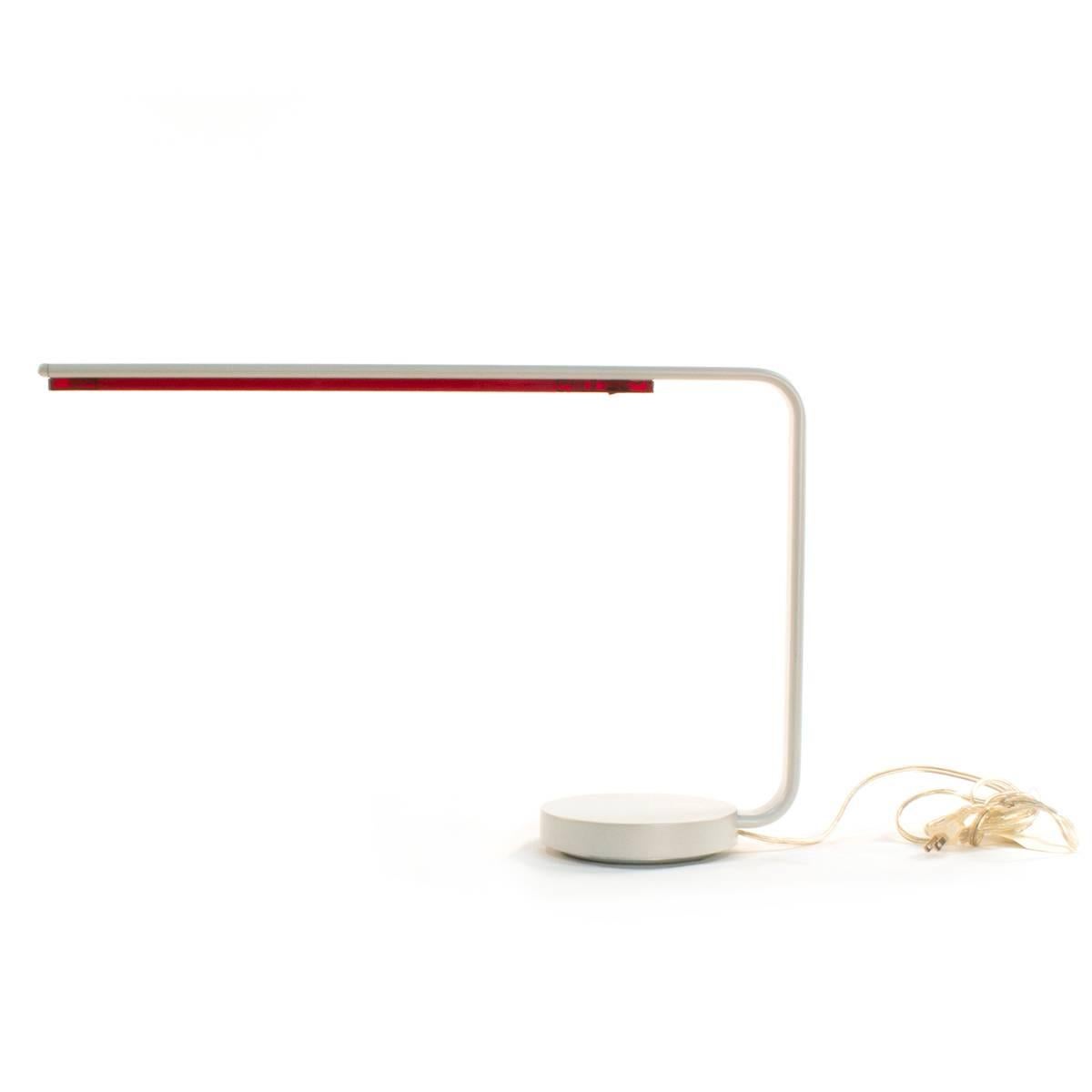 The one line table lamp by Ora Ito is a study in minimal yet functional lighting. The stream lined body is compact but gives a strong light output.