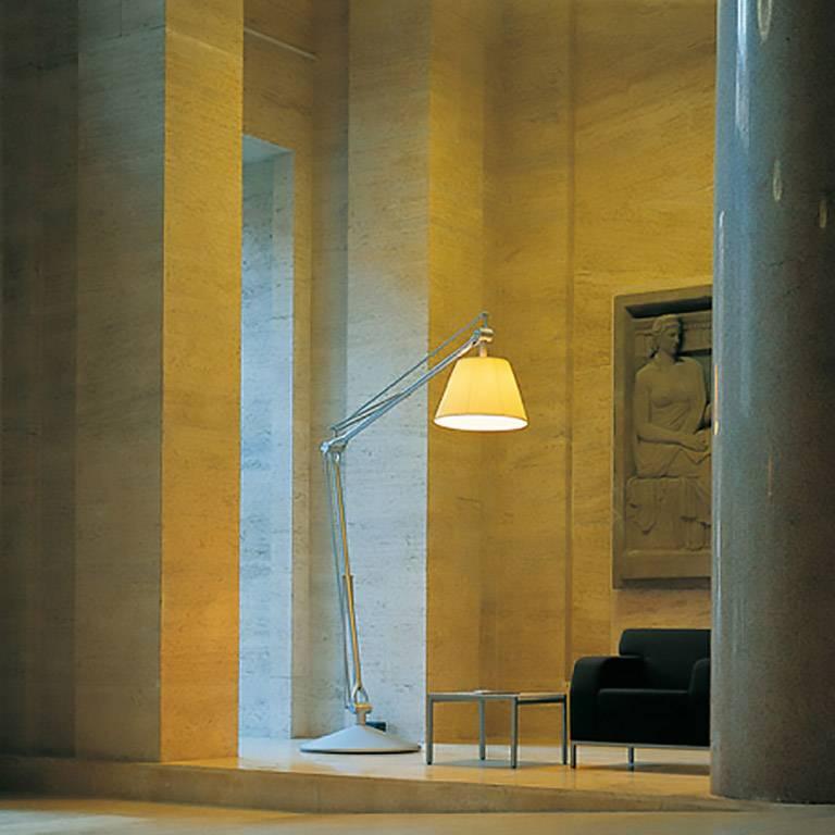 Italian Fabric Shade Superarchimoon Soft Floor Lamp by Philippe Starck for Flos, Italy For Sale