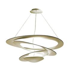 Dimmable Gold Pirce Micro Suspension Light by G. M. Scutella for Artemide, Italy