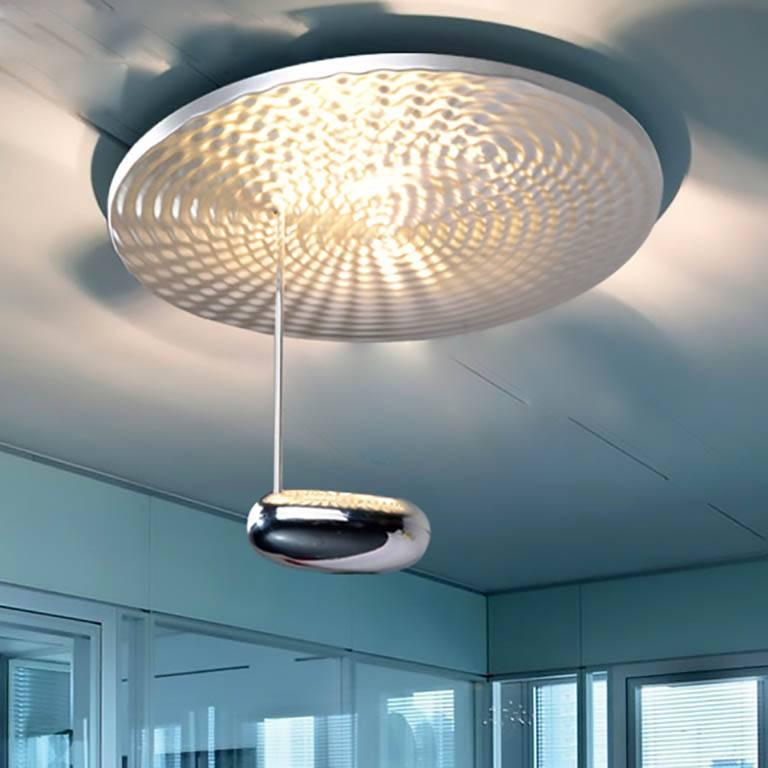 Aluminum Droplet Mini Ceiling Light by Ross Lovegrove for Artemide, Italy For Sale