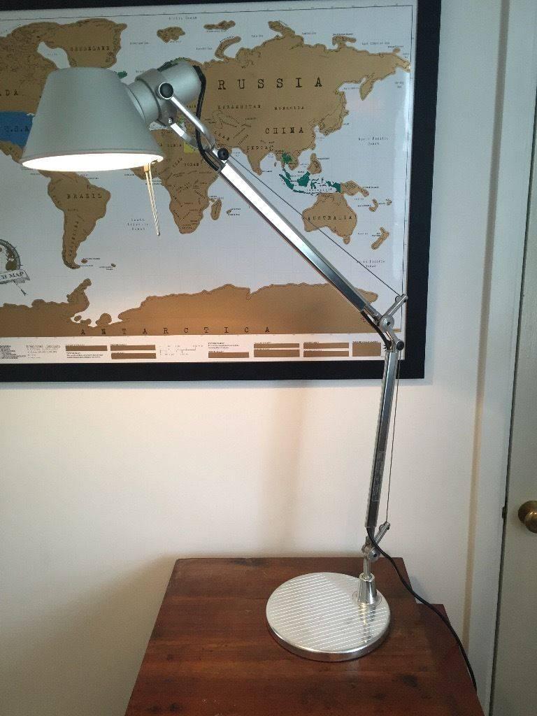 Dimmable LED Tolomeo Mini Table Lamp by Michele De Lucchi for Artemide, Italy In Good Condition For Sale In Brooklyn, NY