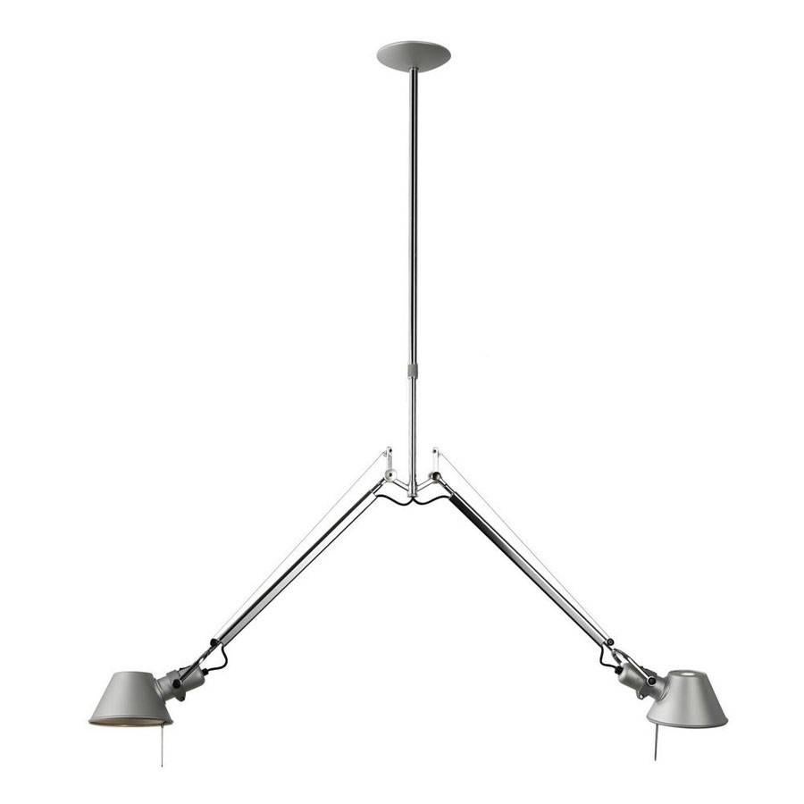 Tolomeo Double Ceiling Suspension Lamp by Michele de Lucchi for Artemide, Italy For Sale