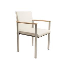 White Leather Wilkhahn Versal 251 Four Conference Armchair