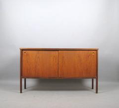 1950 Scandinavian Modern German Sideboard Teak by Asko
