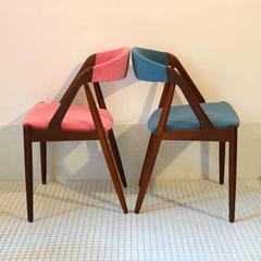 Kristiansen Danish Chairs Pink, 1960